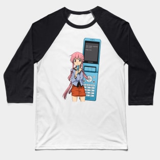 Yuno and the Future Diary Baseball T-Shirt